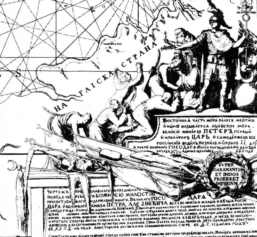 The map of Peter the Great