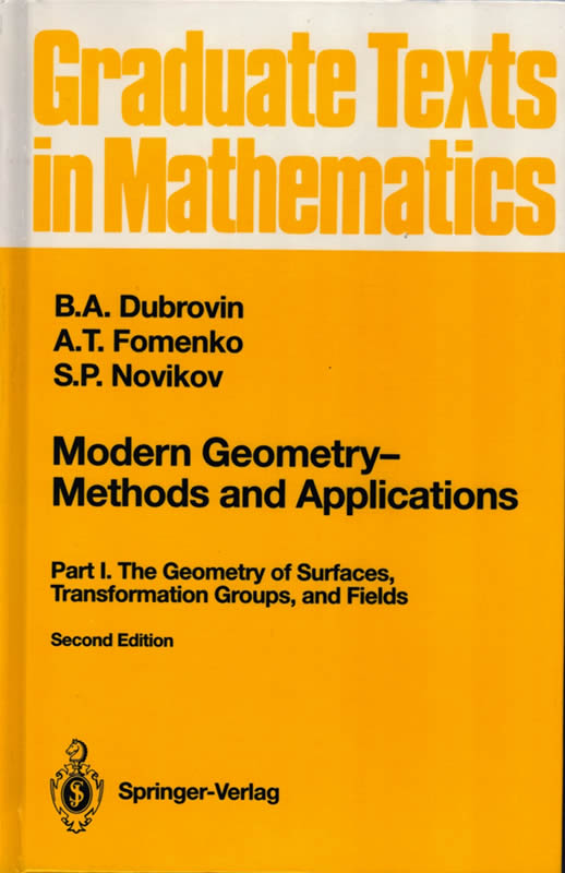 Modern Geometry - Methods and Applications