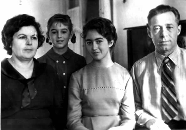 Наша семья в Алейске, 1964-65 гг.