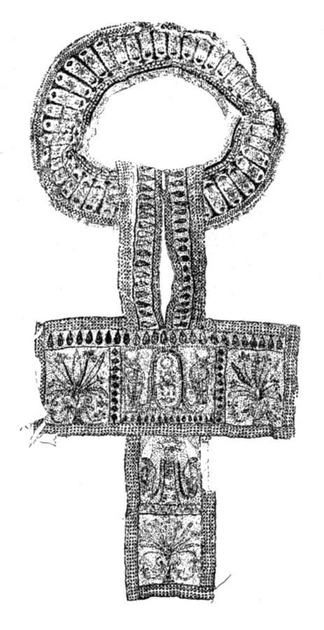 the Christian cross from Tutankhamen’s clothing